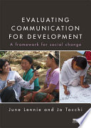 Evaluating Communication For Development June Lennie Jo Tacchi