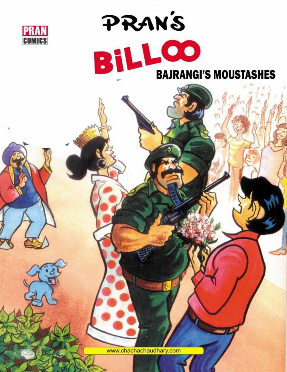 Billoo And Bajrangis Moustashes Billoo Pran Kumar Sharma
