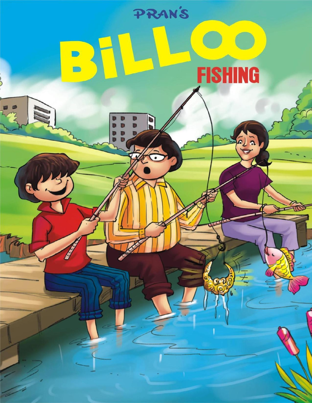 Billoo And Fishing Billoo Comics Pran Kumar Sharma Pran Kumar Sharma