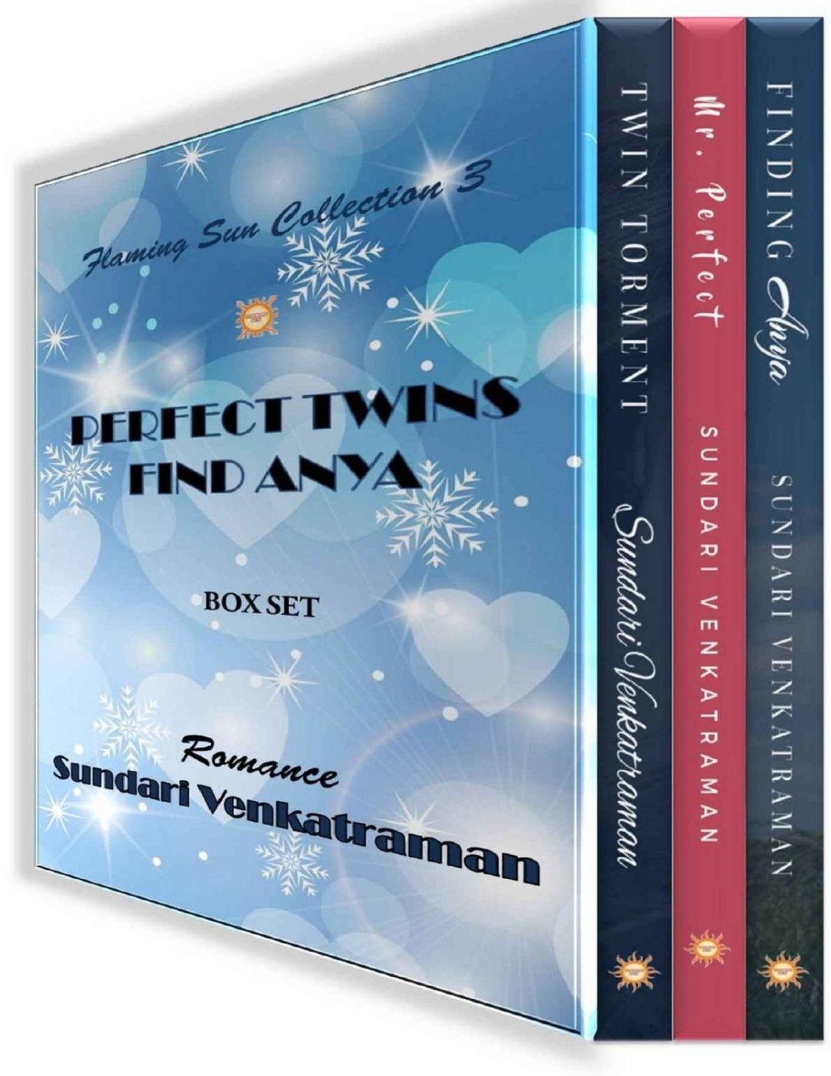 Perfect Twins Find Anya Box Set With 3 Novellas Flaming Sun Collection Sundari Venkatraman