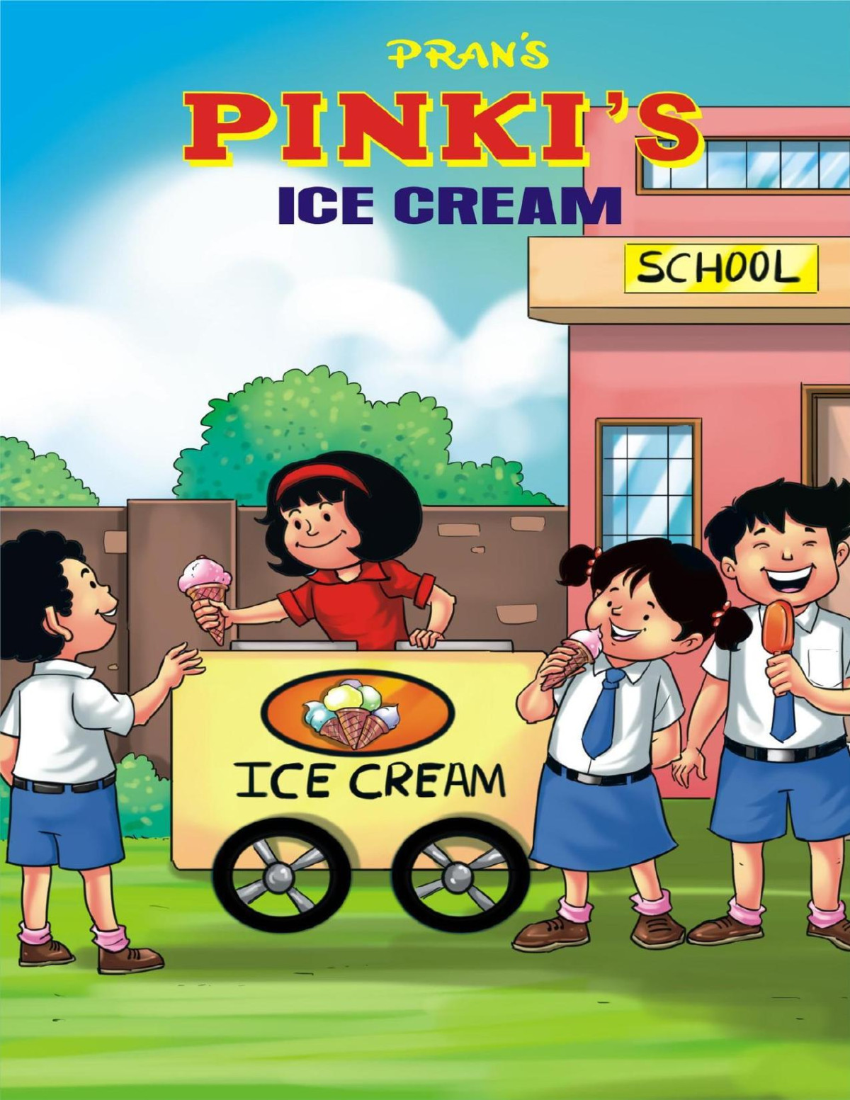 Pinkis Icecream Pinki Comics Pran Kumar Sharma Prn Kumar Sharma
