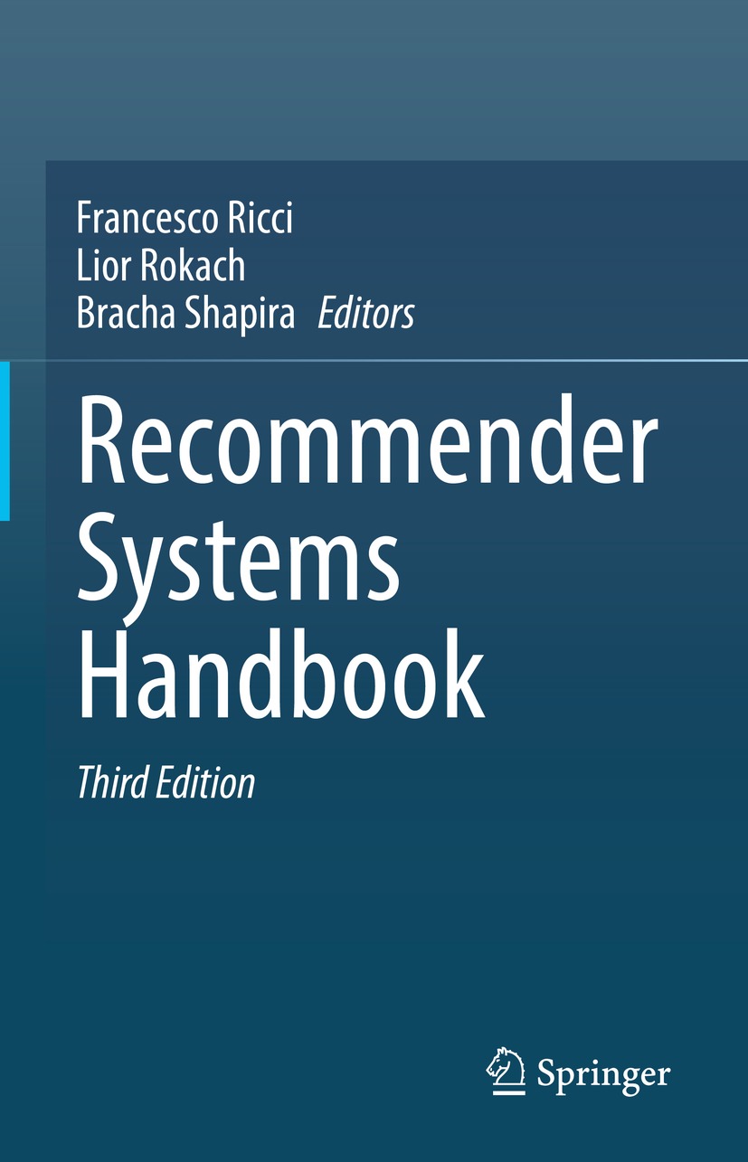 Recommender Systems Handbook 3rd Edition Francesco Ricci Lior Rokach