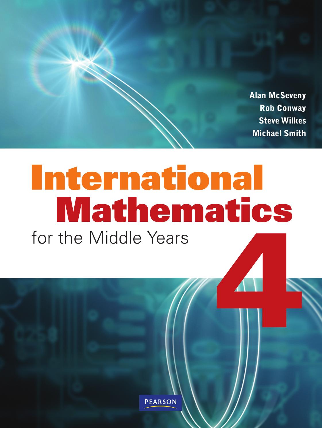 International Mathematics For The Middle Years 4 Alan Mcseveny