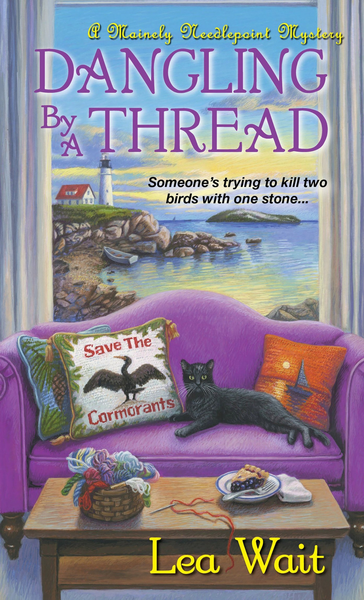 Dangling By A Thread Mainely Needlepoint Mystery 4 Lea Wait