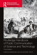 Routledge Handbook Of Public Communication Of Science And Technology Massimiano Bucchi