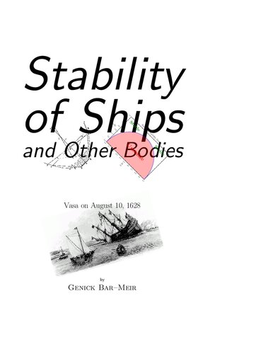 Stability Of Ships And Other Bodies 082 Genick Barmeir