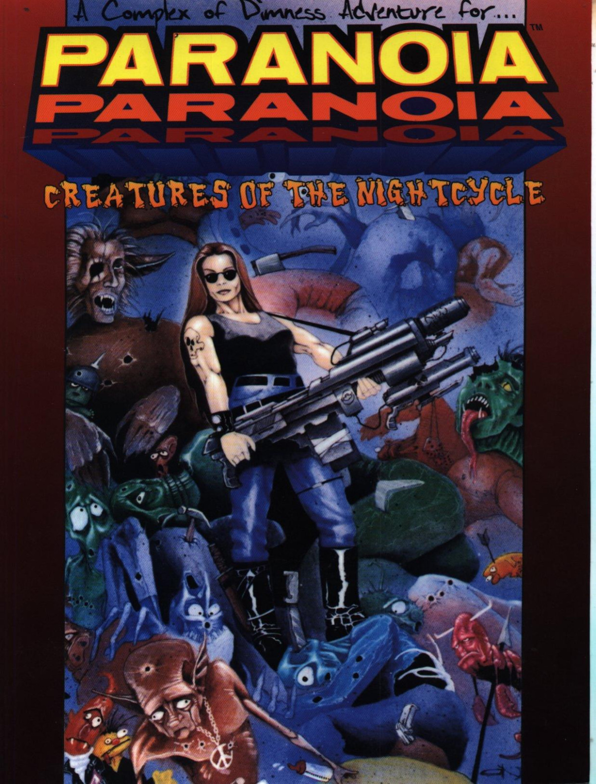 Paranoia Rpg Creatures Of The Nightcycle Jennifer Brandes Chris Hepler