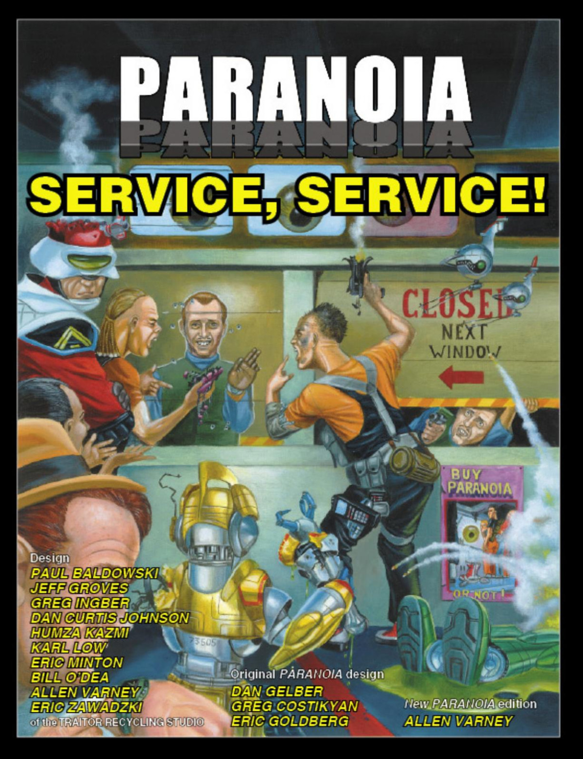 Paranoia Service Service Rpg Mongoose Publishing