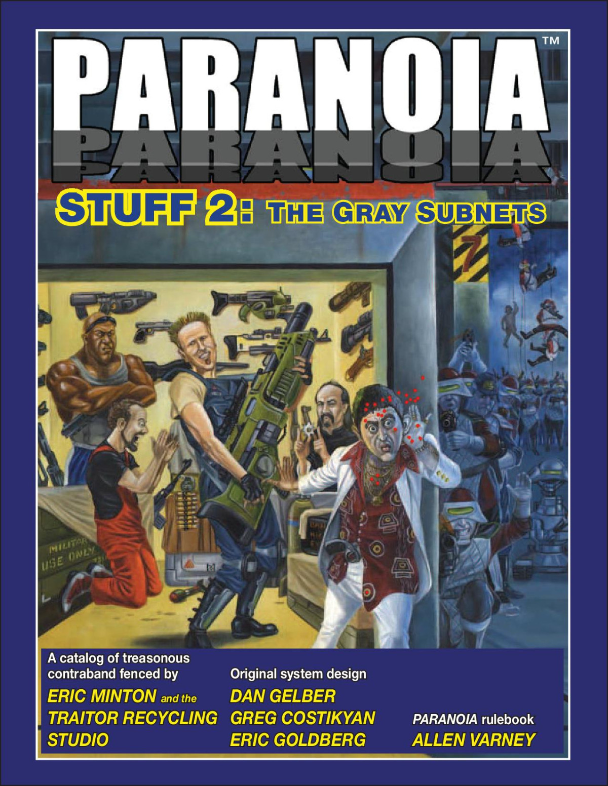 Paranoia Xp Stuff 2 The Gray Subnets Mongoose Publishing