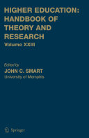 Higher Education Handbook Of Theory And Research John C Smart