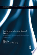 Social Enterprise And Special Events 1st Edition Julie Olberding