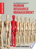 An Introduction To Human Resource Management 3rd Edition John Stredwick