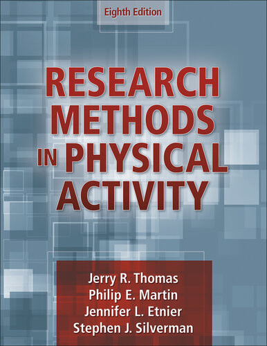 Research Methods In Physical Activity 8th Edition 8th Edition Jerry R Thomas