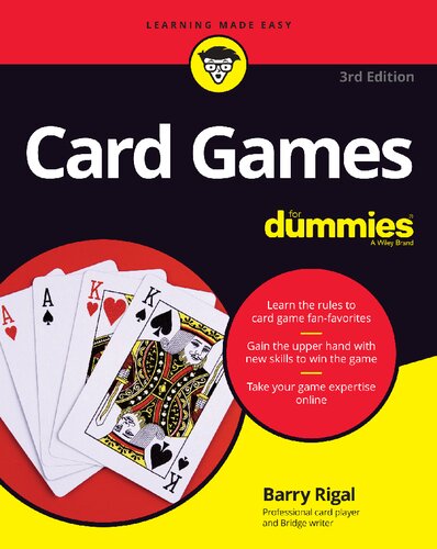 Card Games For Dummies 3rd Edition 3rd Barry Rigal