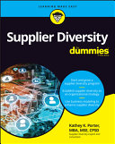 Supplier Diversity For Dummies Kathey K Porter
