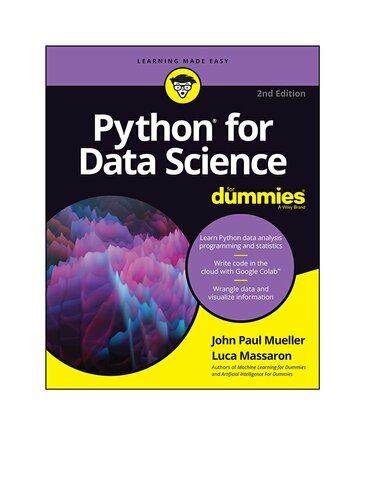Python For Data Science For Dummies 2nd John Paul Mueller Luca Massaron