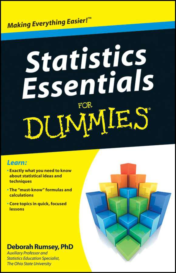 Statistics Essentials For Dummies Deborah Rumsey