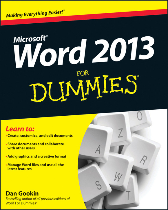 Word 2013 For Dummies Dan Gookin