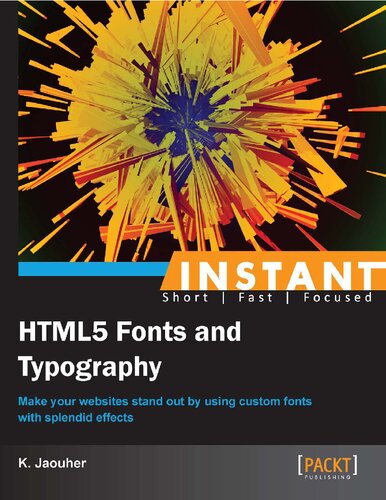 Instant Html5 Fonts And Typography Kharrat Jaouher