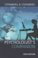 The Psychologists Companion A Guide To Professional Success For Students Teachers And Researchers 6th Edition Robert J Sternberg