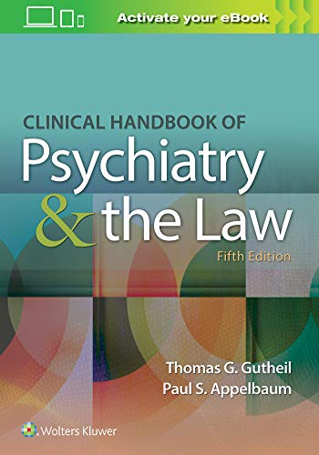 Clinical Handbook Of Psychiatry And The Law 5th Edition Thomas G Gutheil Md