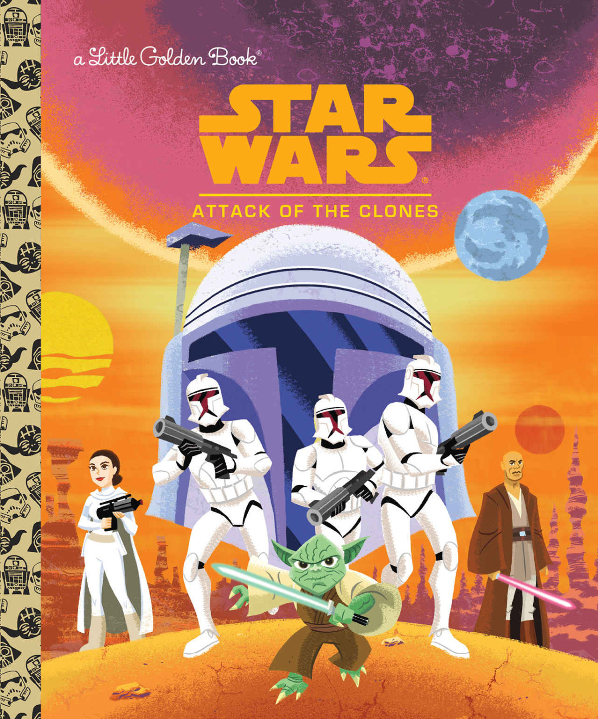 Star Wars Attack Of The Clones Star Wars Little Golden Book Golden Books