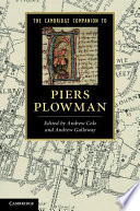 The Cambridge Companion To Piers Plowman Andrew Cole Andrew Galloway