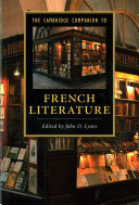 The Cambridge Companion To French Literature John D Lyons