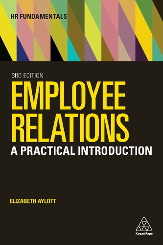 Employee Relations A Practical Introduction Hr Fundamentals Elizabeth Aylott