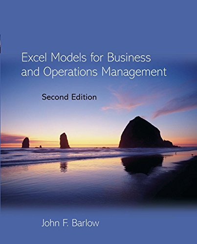 Excel Models For Business And Operations Management Second Edition 2nd Edition John Barlow
