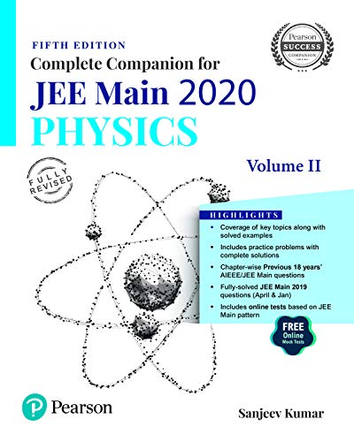 Complete Companion For Jee Main 2020 Physics Volume Ii Sanjeev Kumar