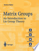Matrix Groups Andrew Baker