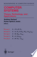 Computer Systems Andrew James Herbert Karen Ib Spaerck Jones