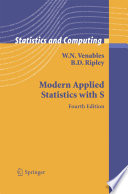 Modern Applied Statistics With S Wn Venables Bd Ripley