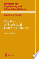 The Nature Of Statistical Learning Theory Vladimir Vapnik