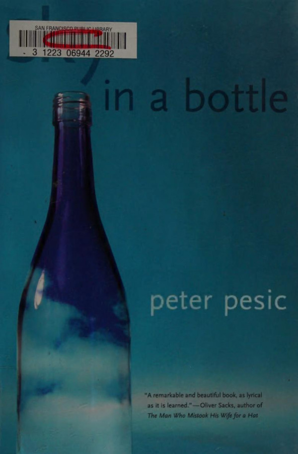 Sky In A Bottle Peter Pesic