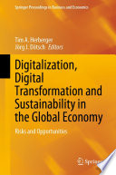 Digitalization Digital Transformation And Sustainability In The Global Economy Tim A Herberger