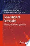Revolution Of Perovskite Synthesis Properties And Applications 1st Edition Narayanasamy Sabari Arul