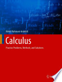Calculus Practice Problems Methods And Solutions 1st Edition Mehdi Rahmaniandebili