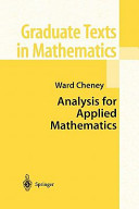 Analysis For Applied Mathematics Ward Cheney