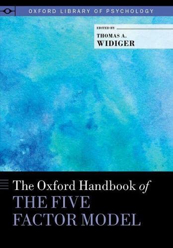 The Oxford Handbook Of The Five Factor Model Thomas A Widiger