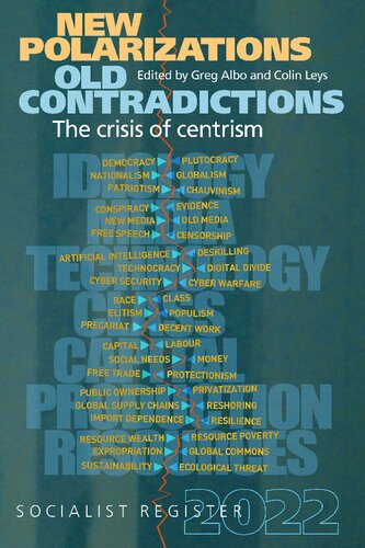 New Polarizations Old Contradictions The Crisis Of Centrism Socialist Register 2022 Greg Albo Leo Panitch Colin Leys