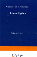 Linear Algebra Graduate Texts In Mathematics Volume 23 4th Edition Werner H Greub