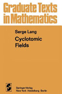 Cyclotomic Fields S Lang