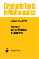 Weakly Differentiable Functions Sobolev Spaces And Functions Of Bounded Variation William P Ziemer