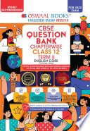 Oswaal Cbse Question Bank Chapterwise For Termii Class 12 English Core For 2022 Exam Oswaal Editorial Board