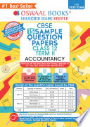 Oswaal Cbse Sample Question Papers For Term2 Class 12 Accountancy Book For 2022 Exam Oswaal Editorial Board