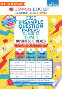 Oswaal Cbse Sample Question Papers For Term2 Class 12 Business Studies Book For 2022 Exam Oswaal Editorial Board