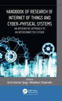 Handbook Of Research Of Internet Of Things And Cyberphysical Systems Amit Kumar Tyagi
