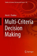 Multicriteria Decision Making 1st Edition Jitesh J Thakkar